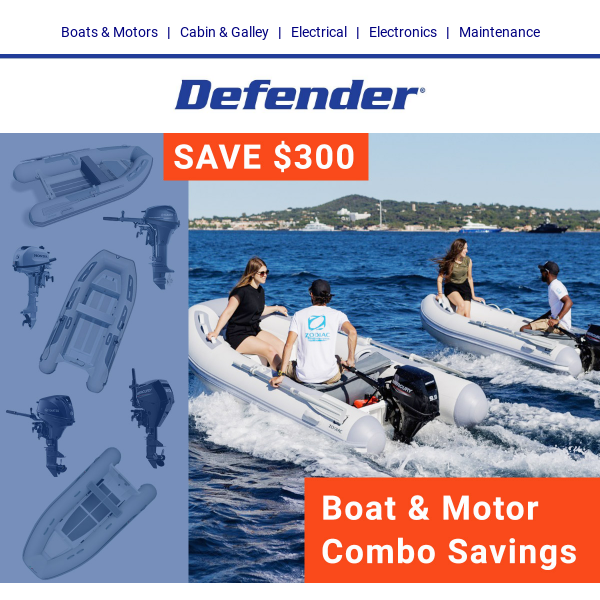 Save Now on Boats and Motors!