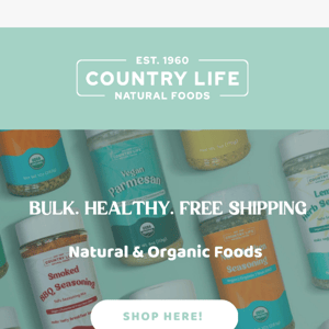 Country Life Natural Foods, this weekly habit can save you time and money and help you eat healthier 👉