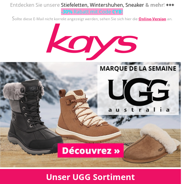 UGG = Marke der Woche ☆