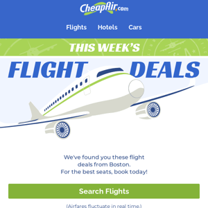 $69 Roundtrip from Boston