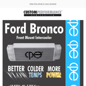 cp-e: Ford Bronco FMIC Release