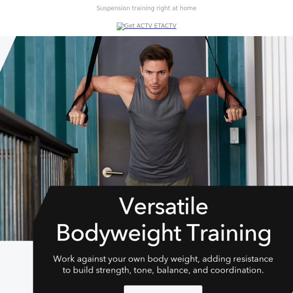 Bodyweight Training Upgrade