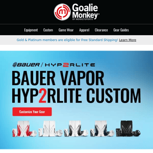 Bauer Vapor Hyp2rlite Custom: HYPERLITE-ER than ever before