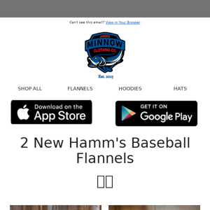 ✨NEW! Hamm's Bear Baseball Flannels