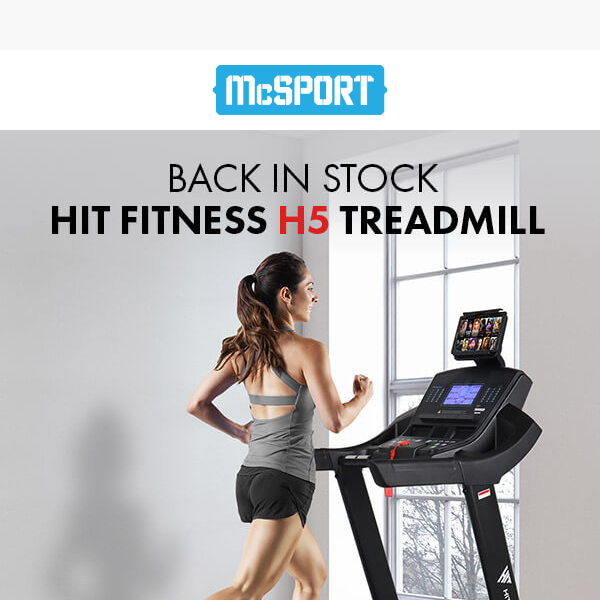 Back in Stock Alert: H5 Treadmill