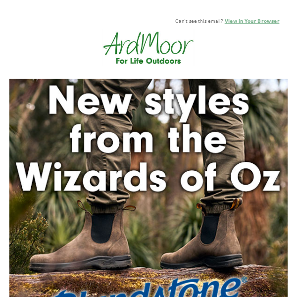 NEW BLUNDSTONE! Outstanding new boots & shoes from THE Australian boot company