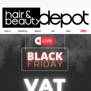 Black Friday Deal - Vat Free Sale Now LIVE!🖤💣