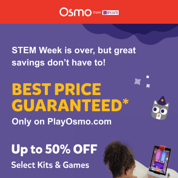 Play Osmo, Don't miss! Best price guaranteed on Osmo STEM games