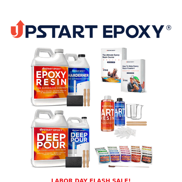 Labor Day EPOXY FLASH SALE! Save up to 54% today only 🔥