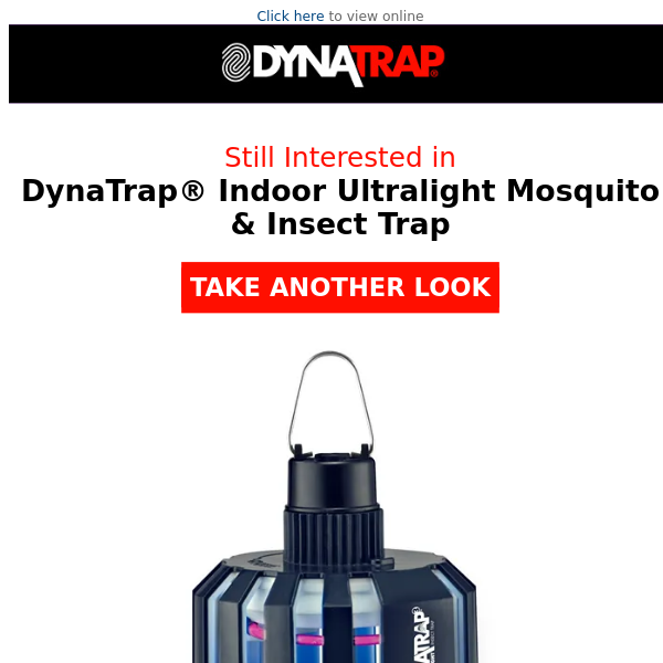 Did DynaTrap® Indoor Ultralight Mosquito & Insect Trap catch your eye?