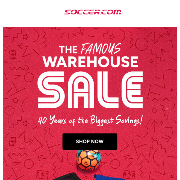 ⚽ Famous Deals at the Famous Warehouse Sale