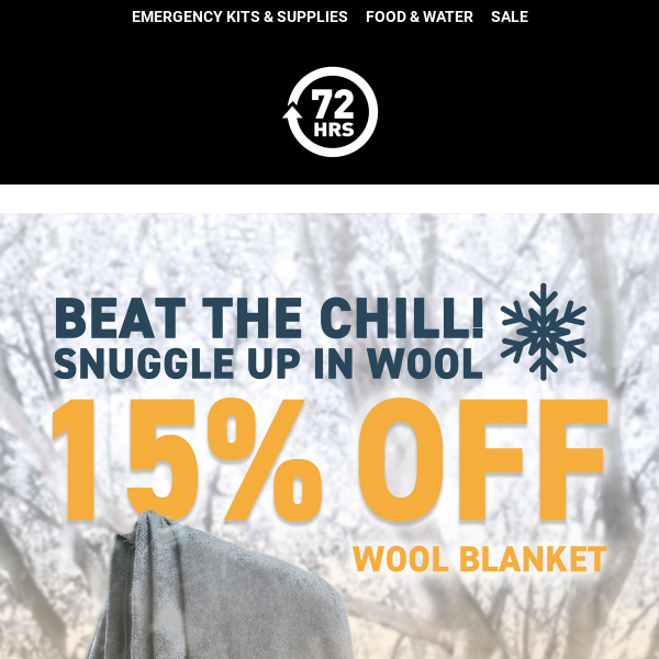 Cold Weather Alert: Snuggle Up with Our Cozy Wool Blanket! 10% OFF