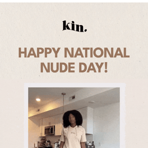 We're going nude today 🤭