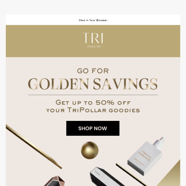 BIG NEWS: Your Golden Savings have arrived! ✨
