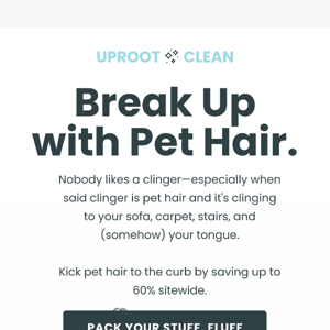 Break Up with Pet Hair.