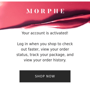 Welcome to Morphe, Morphe!