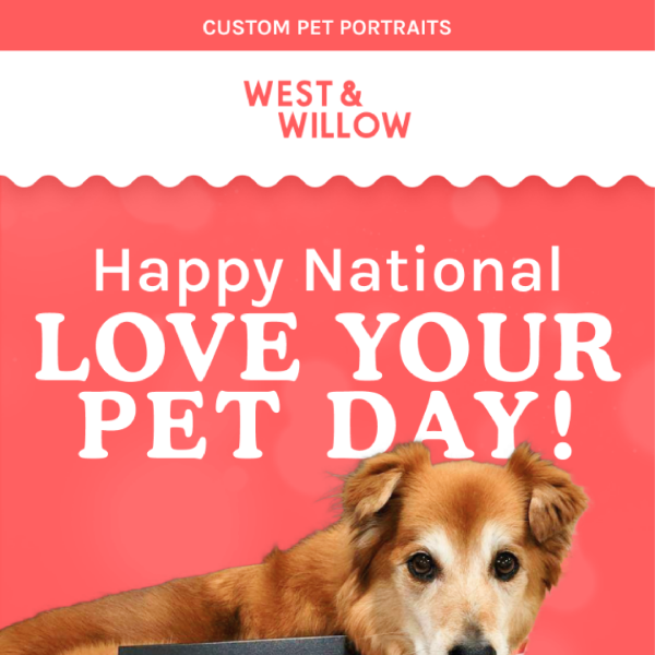 National Love Your Pet Day! 20% OFF 🥰 🐶