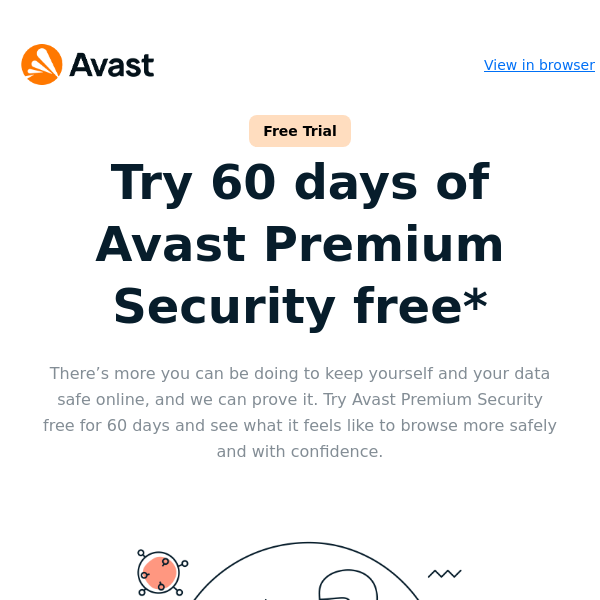 Your homework: try Avast Premium Security free for 60 days!
