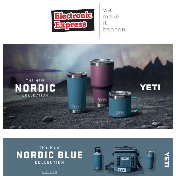 Yeti Nordic Blue Collection
