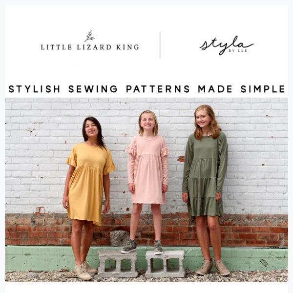 Newsletter - Issue 225! $5 LLK Parker & $6 Styla Parker Weekend, LLK Sew Along & Showcase News!!