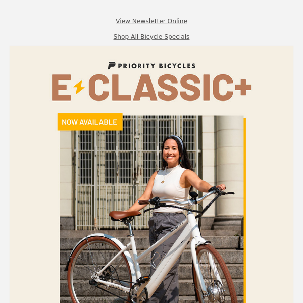 Launch Special: $300-OFF e-Classic Plus Cruiser