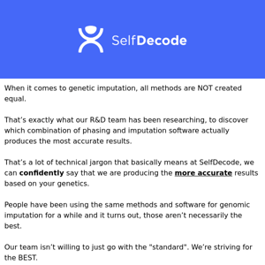 SelfDecode was published in a scientific journal 🎉