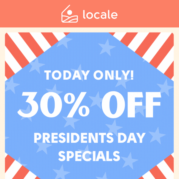 Presidential Specials 🇺🇸 Today Only!