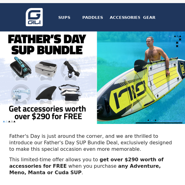 Ready for Adventure? Get Over $290 of SUP Gear FREE! - GILI Sports