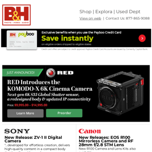 New Cameras and Gear from Sony, Canon, RED, Fujifilm, Leica & More!