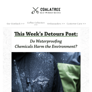 Detours: Do Waterproofing Chemicals Harm The Environment?