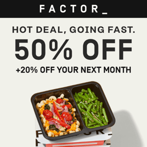 50% OFF | Fresh & Fast Meals