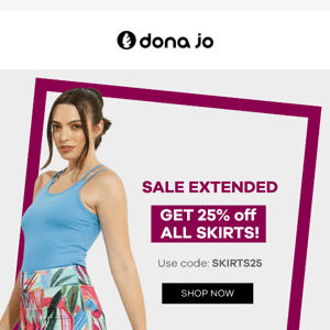[EXTENDED] All skirts on sale!