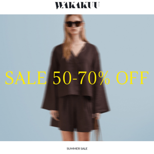 ALL SALE ON 50-70% OFF