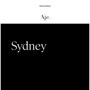 Aje You’re Invited | Sydney Warehouse Sale