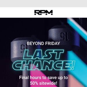 Last chance to save 20-50%!