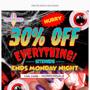 Get 30% off until Monday night 🩷