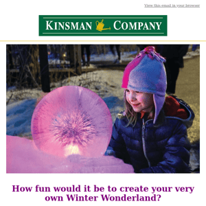 Ice Luminary Mold The Bucket, Ice Globe Lanterns: Kinsman Garden Company