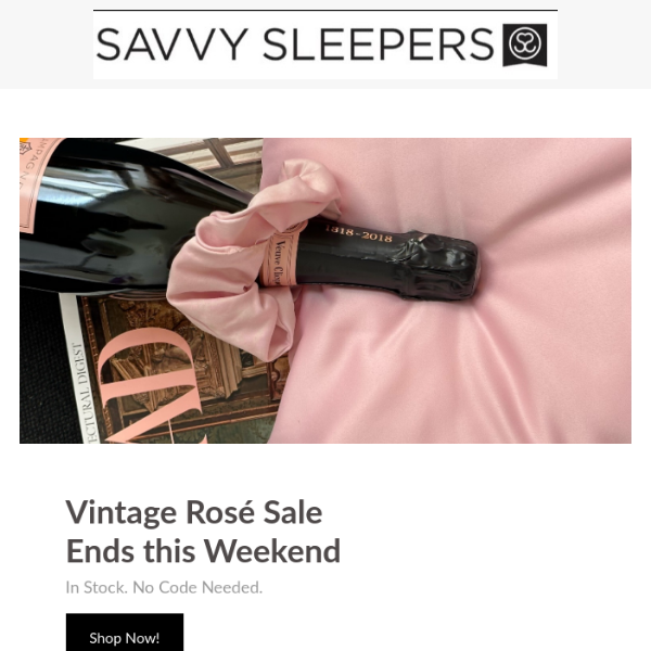 Vintage Rosé Sale Ends this Weekend!