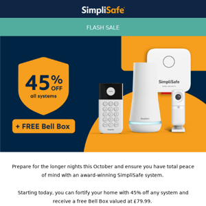 Flash Sale Alert: Get 45% Off on SimpliSafe Home Security Systems 🚨