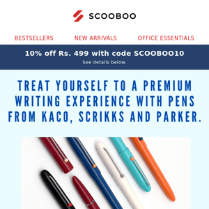 Write in Style: Ft. Premium Pens!