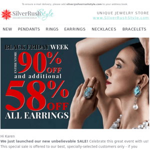 All 💎 Earrings 85% Off