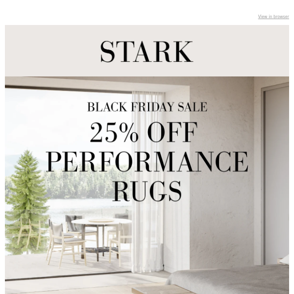 25% Off Our Durable Performance Rugs