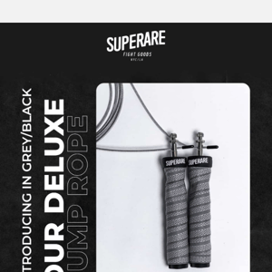 Deluxe Jump Rope: Now In Black/Grey