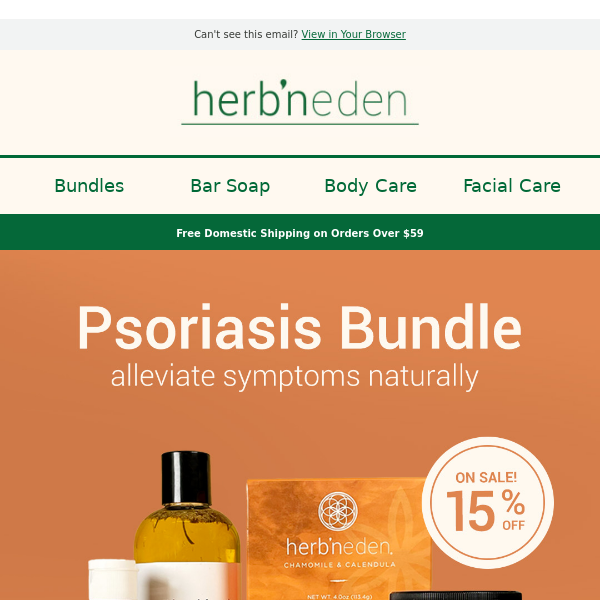 Our curated solution for Psoriasis [on sale]