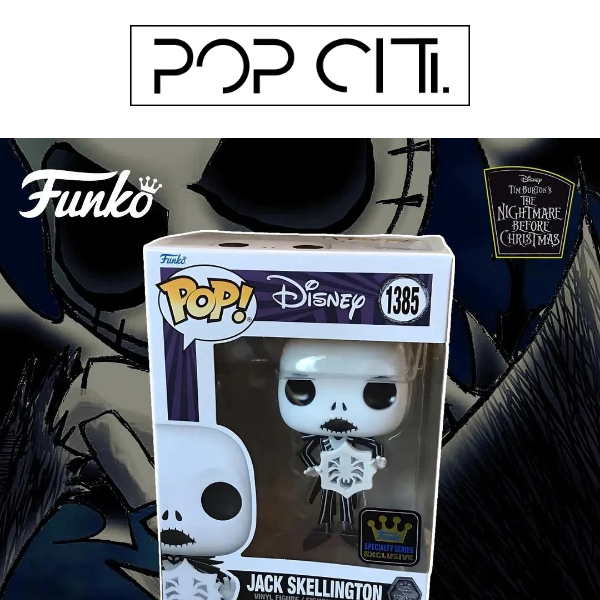 Jack w/Snowflake (The Nightmare Before Christmas) Specialty Funko