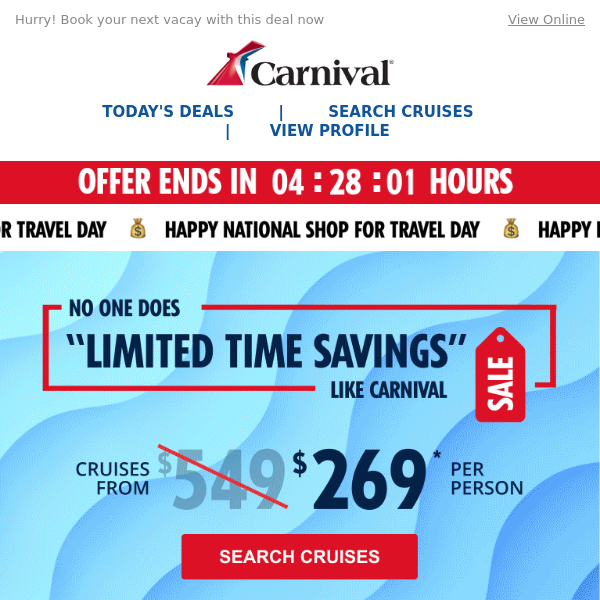 ⏰🛳️ Cruises From $269 Are Coming To An End...⏰🛳️