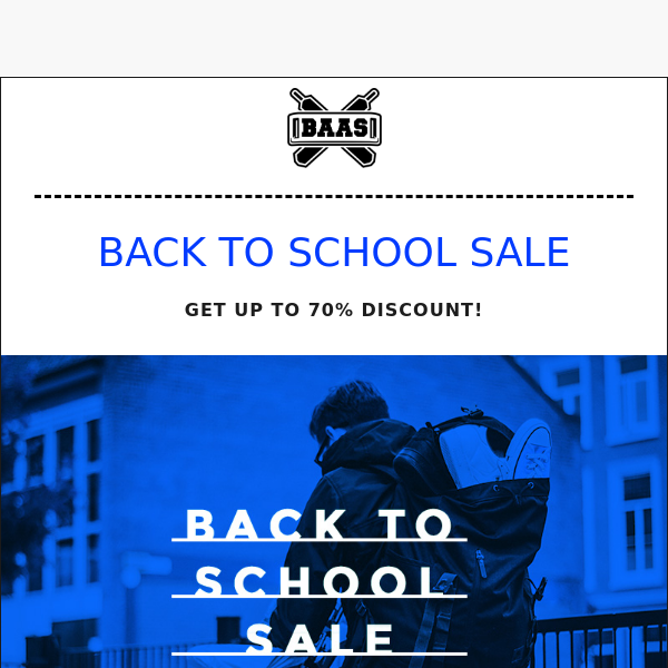 BACK TO SCHOOL SALE 🎒