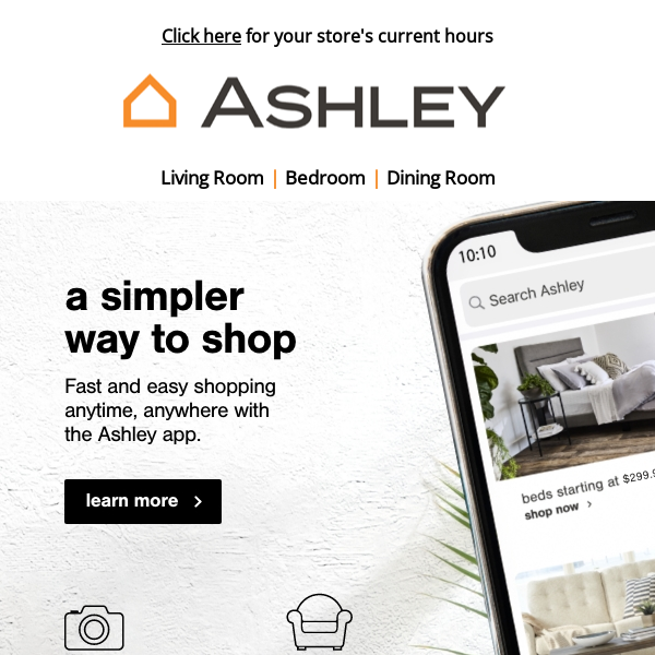 Ashley Mobile App - Shop Anywhere, Anytime