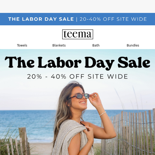 The Labor Day Sale Came Early! Save Up To 40% Off Site Wide Now 🎉