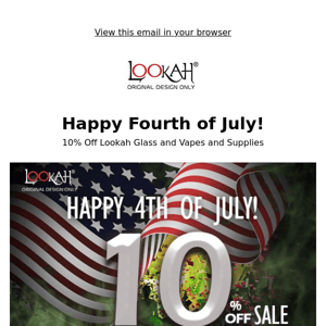 🎉 Happy Fourth of July from Lookah! 🎆